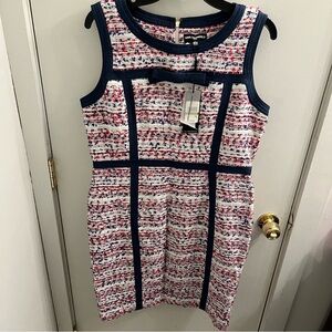 NWT Karl Lagerfeld Tweed Dress Size 14